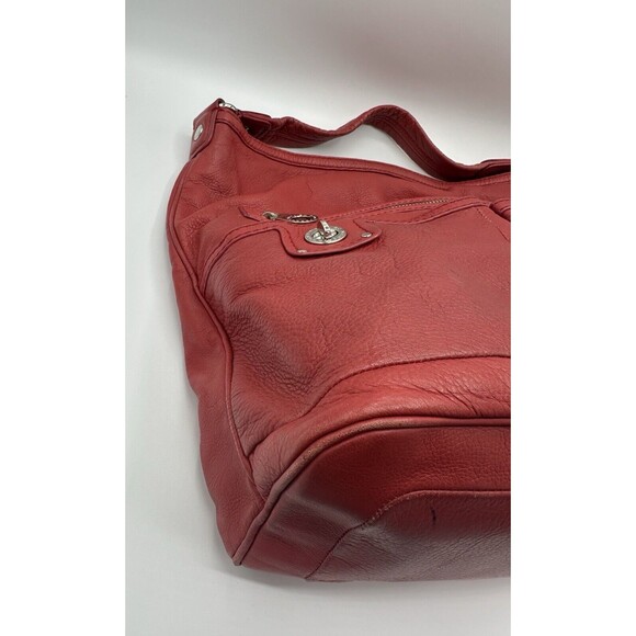 MARC JACOBS COLLECTION PINK LEATHER BLAKE LARGE FULL ZIP SHOULDER HOBO HAND BAG - Picture 7 of 15